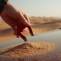 Various European countries are testing the magnetism of Saharan sand photo
