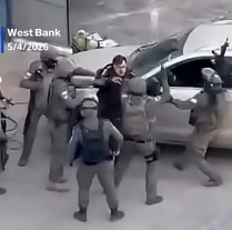 Watch Israeli terrorists brutalize a civilian in the West Bank photo