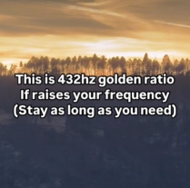 This is 432 Hz Golden Ratio — stay as long as you need photo